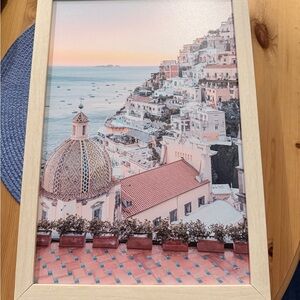Framed Positano Italy picture